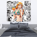 Nami Tapestry Custom One Piece Anime Manga Room Wall Decor 4 - PerfectIvy