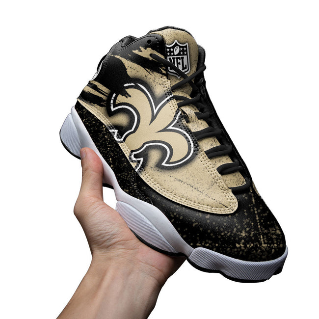 New Orlean Saints JD13 Sneakers Custom Shoes For Fans 3 - PerfectIvy