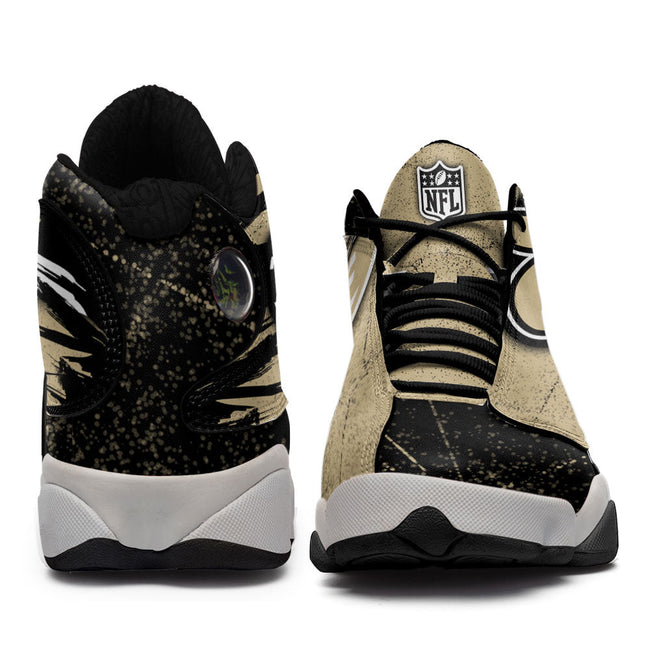 New Orlean Saints JD13 Sneakers Custom Shoes For Fans 4 - PerfectIvy
