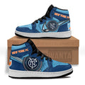 New York City FC Kid JD Sneakers Custom Shoes For Kids 1 - PerfectIvy