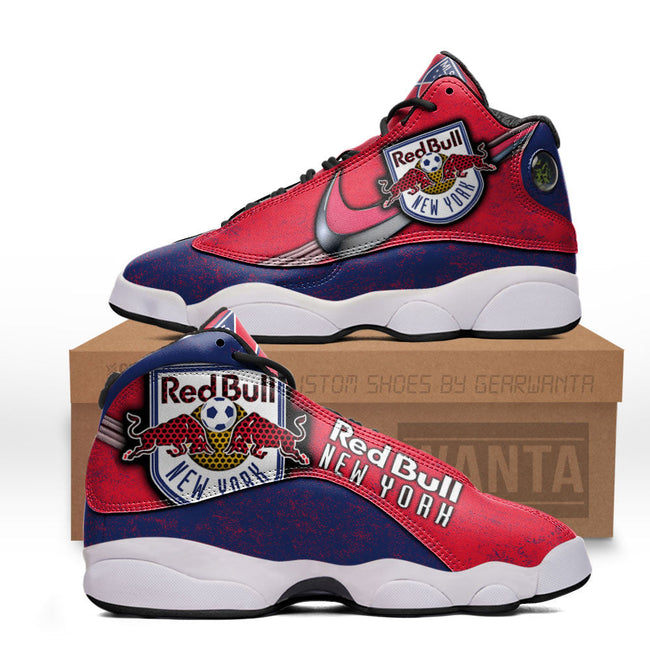 New York Red Bulls JD13 Sneakers Custom Shoes 1 - PerfectIvy