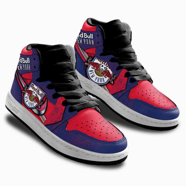 New York Red Bulls Kid JD Sneakers Custom Shoes For Kids 2 - PerfectIvy