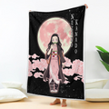Nezuko Kamado Blanket Custom Moon Style Demon Slayer Anime Bedding 2 - PerfectIvy