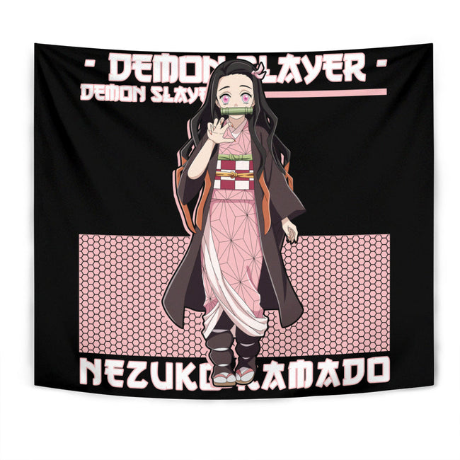 Nezuko Kamado Tapestry Custom Demon Slayer Anime Home Decor 1 - PerfectIvy