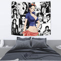Nico Robin Tapestry Custom One Piece Anime Manga Room Wall Decor 2 - PerfectIvy