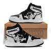 Oakland Raiders Kid Sneakers Custom For Kids 1 - PerfectIvy