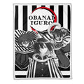 Obanai Iguro Fleece Blanket Custom Demon Slayer Anime Uniform Mix Manga Style 1 - PerfectIvy