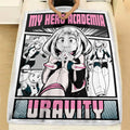 Ochako Uraraka Blanket Fleece Custom My Hero Academia Anime Bedding 3 - PerfectIvy