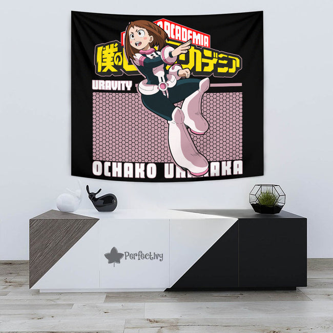 Ochako Uraraka Tapestry Custom My Hero Academia Anime Room Decor 3 - PerfectIvy