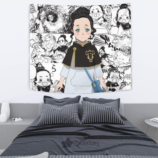 Papittson Charmy Tapestry Custom Black Clover Anime Manga Room Wall Decor 2 - PerfectIvy