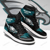 Philadelphia Eagles Black Green Shoes Custom 1 - PerfectIvy