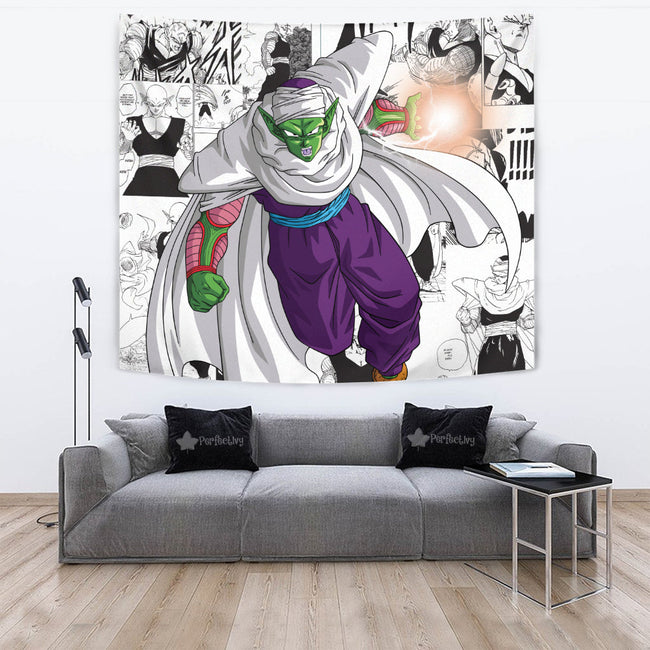 Piccolo Tapestry Custom Dragon Ball Anime Manga Room Decor 4 - PerfectIvy