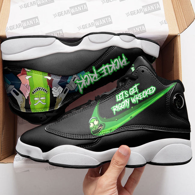 Pickle Rick JD13 Sneakers Rick and Morty Custom Shoes 4 - PerfectIvy