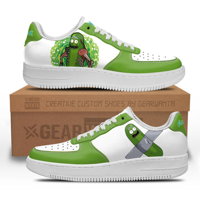 Pickle Rick Rick and Morty Custom Sneakers QD13 1 - PerfectIvy