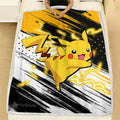 Pikachu Blanket Fleece Custom Pokemon Anime Bedding 1 - PerfectIvy