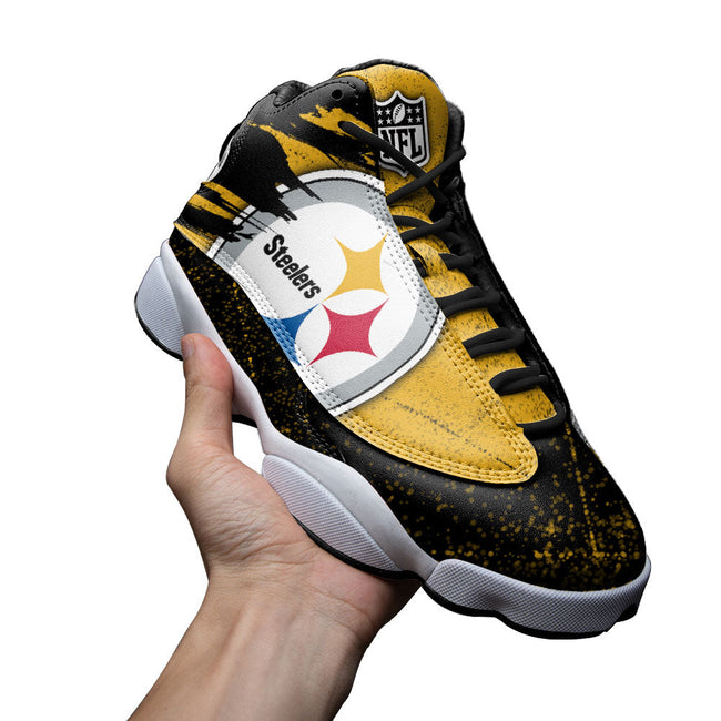 Pittsburgh Steelers JD13 Sneakers Custom Shoes For Fans 4 - PerfectIvy