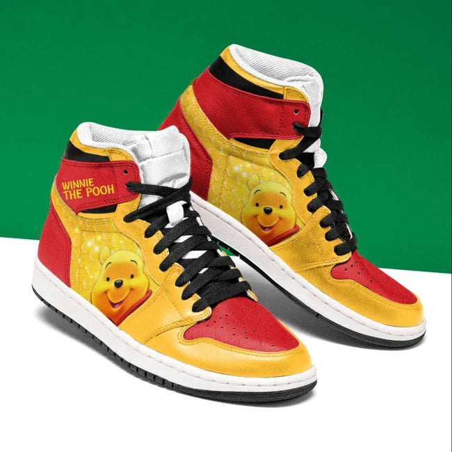 Pooh Bear Winnie The Pooh JD Sneakers Custom Shoes 1 - PerfectIvy