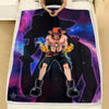 Portgas D. Ace Blanket Fleece Galaxy One Piece Anime Bedding Room 1 - PerfectIvy