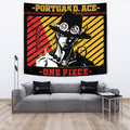 Portgas D. Ace Tapestry Custom One Piece Anime Room Wall Decor 4 - PerfectIvy