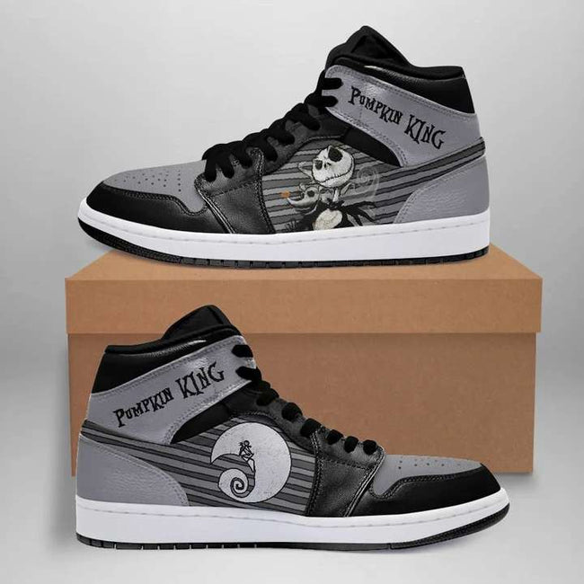 Pumpin King Jack Skellington JD Sneakers Custom Shoes 2 - PerfectIvy