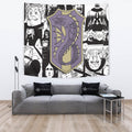 Purple Orca Tapestry Custom Black Clover Anime Manga Room Wall Decor 2 - PerfectIvy