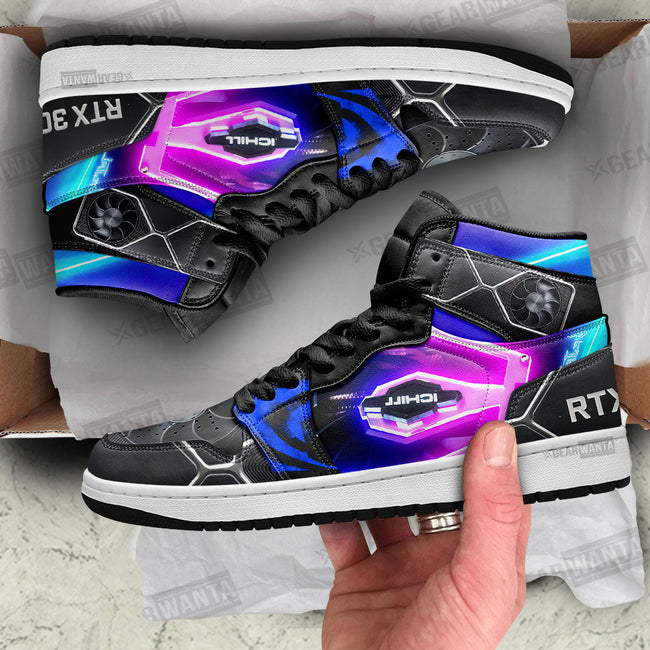 RTX 3080 Gaming Shoes JD Sneakers Shoes Custom For Fans Sneakers TT27 2 - PerfectIvy