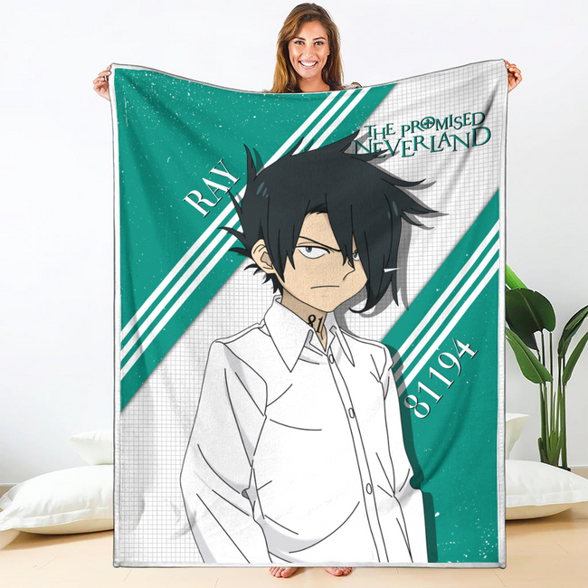 Ray Blanket Custom The Promised Neverland Anime Bedding 1 - PerfectIvy