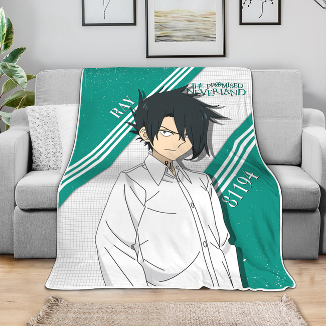 Ray Blanket Custom The Promised Neverland Anime Bedding 4 - PerfectIvy