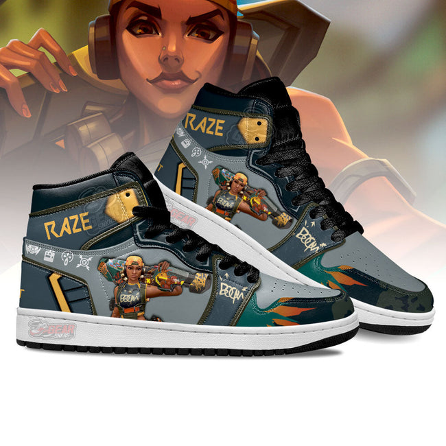 Raze Valorant Agent JD Sneakers Shoes Custom For Gamer MN13 3 - PerfectIvy