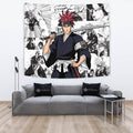 Renji Abarai Tapestry Custom Bleach Anime Manga Room Wall Decor 2 - PerfectIvy