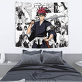 Renji Abarai Tapestry Custom Bleach Anime Manga Room Wall Decor 3 - PerfectIvy