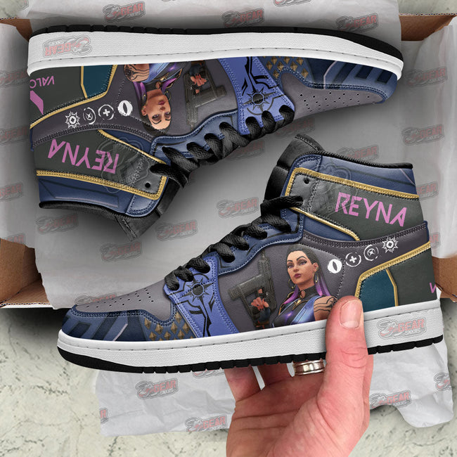 Reyna Valorant Agent JD Sneakers Shoes Custom For Gamer MN13 2 - PerfectIvy