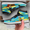 Rick and Morty Crossover Breaking Bad Sneakers Custom Shoes 1 - PerfectIvy