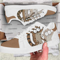 Rigby Skate Shoes Custom Regular Show Cartoon Sneakers 3 - PerfectIvy