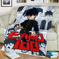 Ritsu Kageyama Blanket Fleece Custom Mob Psycho 100 Anime Bedding Room 2 - PerfectIvy