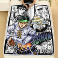 Rohan Kishibe Blanket Fleece Custom JJBA Anime Bedding 2 - PerfectIvy