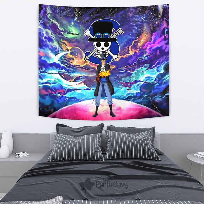 Sabo Tapestry Custom Galaxy One Piece Anime Room Decor 4 - PerfectIvy