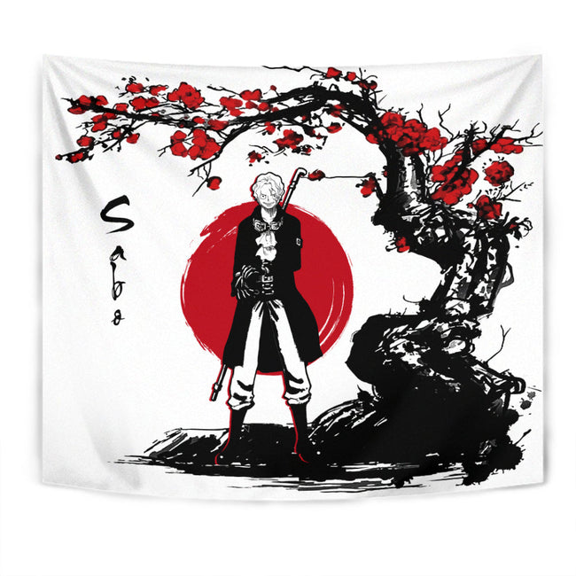Sabo Tapestry Custom One Piece Anime Bedroom Living Room Home Decoration 1 - PerfectIvy
