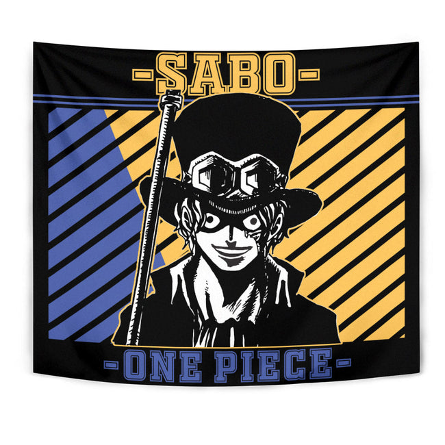Sabo Tapestry Custom One Piece Anime Home Room Wall Decor 1 - PerfectIvy