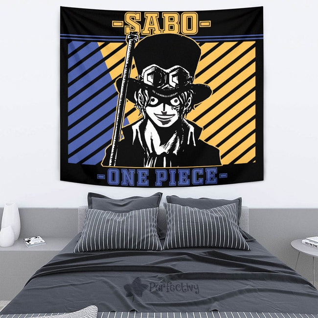 Sabo Tapestry Custom One Piece Anime Home Room Wall Decor 2 - PerfectIvy