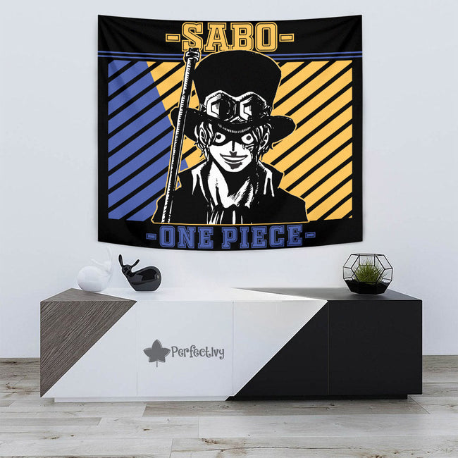Sabo Tapestry Custom One Piece Anime Home Room Wall Decor 3 - PerfectIvy