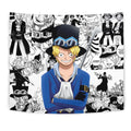 Sabo Tapestry Custom One Piece Anime Manga Room Wall Decor 1 - PerfectIvy