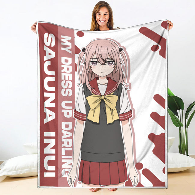 Sajuna Inui Blanket Custom My Dress-Up Darling Anime Bedding 1 - PerfectIvy
