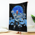 Sakonji Urokodaki Blanket Custom Moon Style Demon Slayer Anime Bedding 2 - PerfectIvy