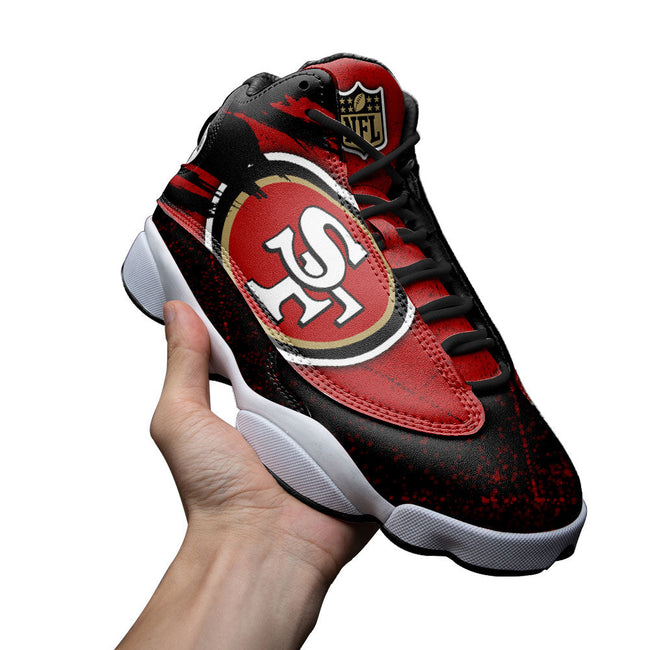 San Francisco 49ers JD13 Sneakers Custom Shoes For Fans 4 - PerfectIvy