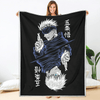 Satoru Gojo Blanket Fleece Custom Jujutsu Kaisen Anime Bedding 1 - PerfectIvy