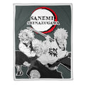 Shinemi Shinasugawa Fleece Blanket Custom Demon Slayer Anime Uniform Mix Manga Style 1 - PerfectIvy