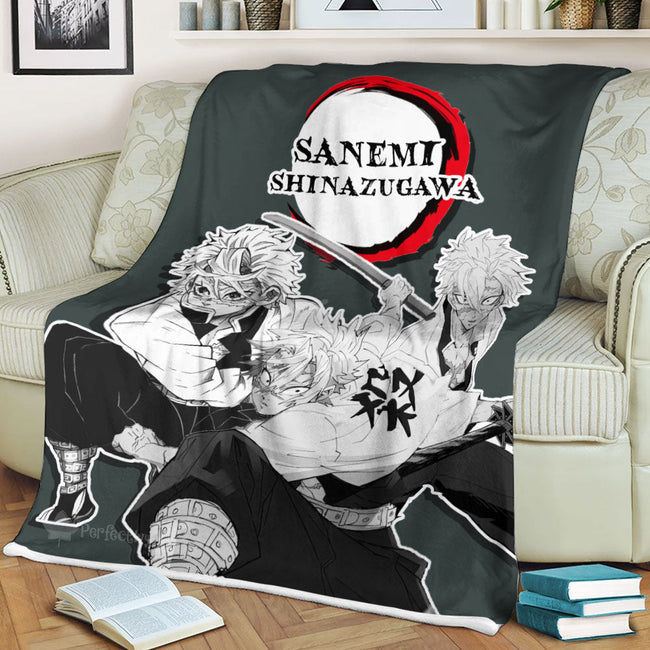 Shinemi Shinasugawa Fleece Blanket Custom Demon Slayer Anime Uniform Mix Manga Style 3 - PerfectIvy