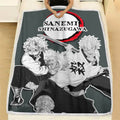 Shinemi Shinasugawa Fleece Blanket Custom Demon Slayer Anime Uniform Mix Manga Style 4 - PerfectIvy