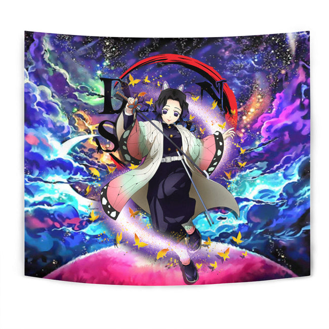 Shinobu Kocho Tapestry Custom Galaxy Demon Slayer Anime Room Decor 1 - PerfectIvy